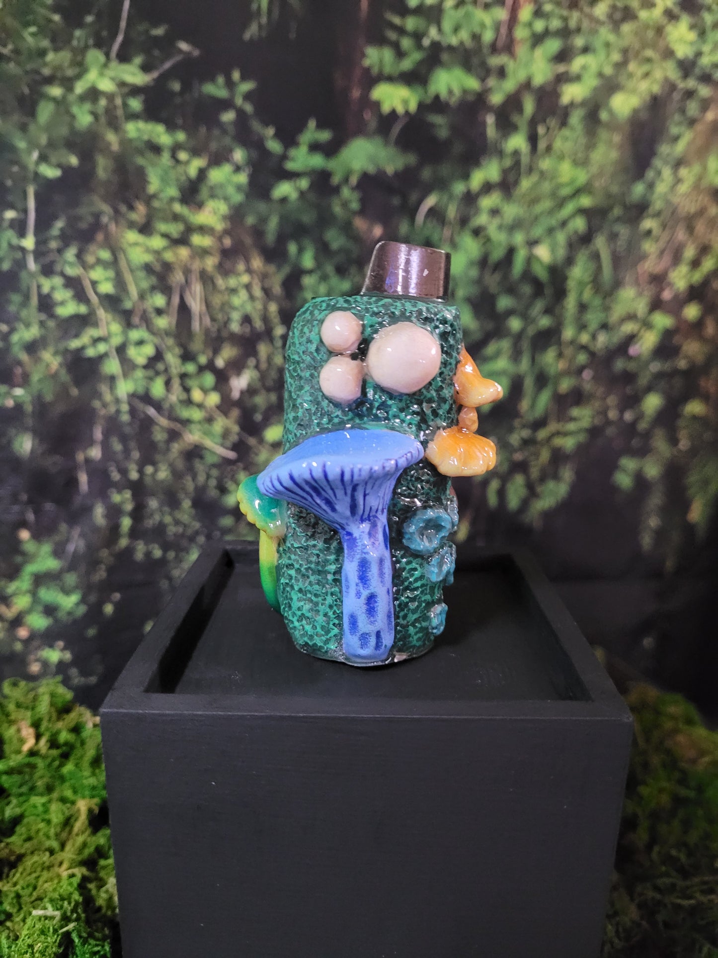 Mushroom forest lighter case
