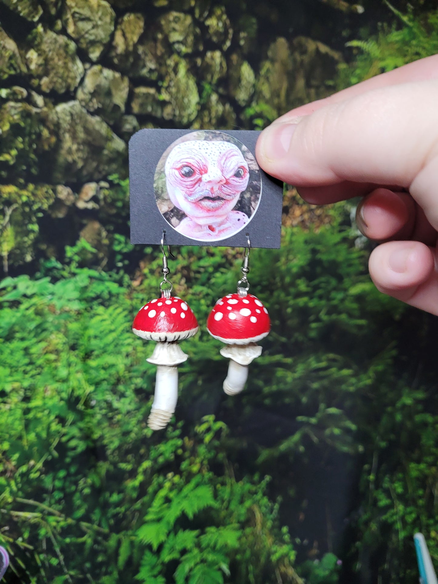 Mushroom Earrings