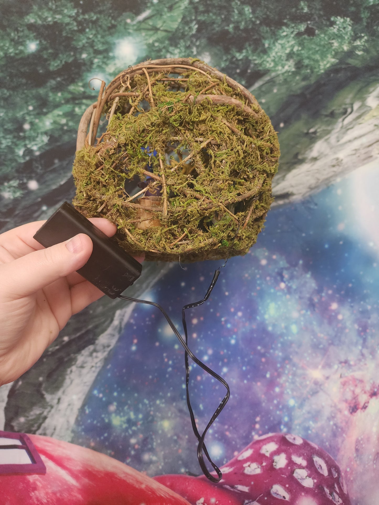 Bumble Fae Glowing Mushie Terrarium