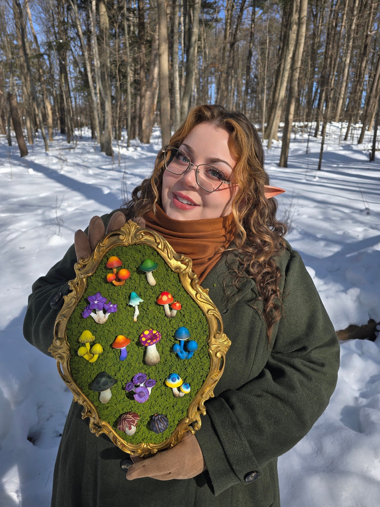 Mushrooms of Hyrule Zelda inspiered wall hanging